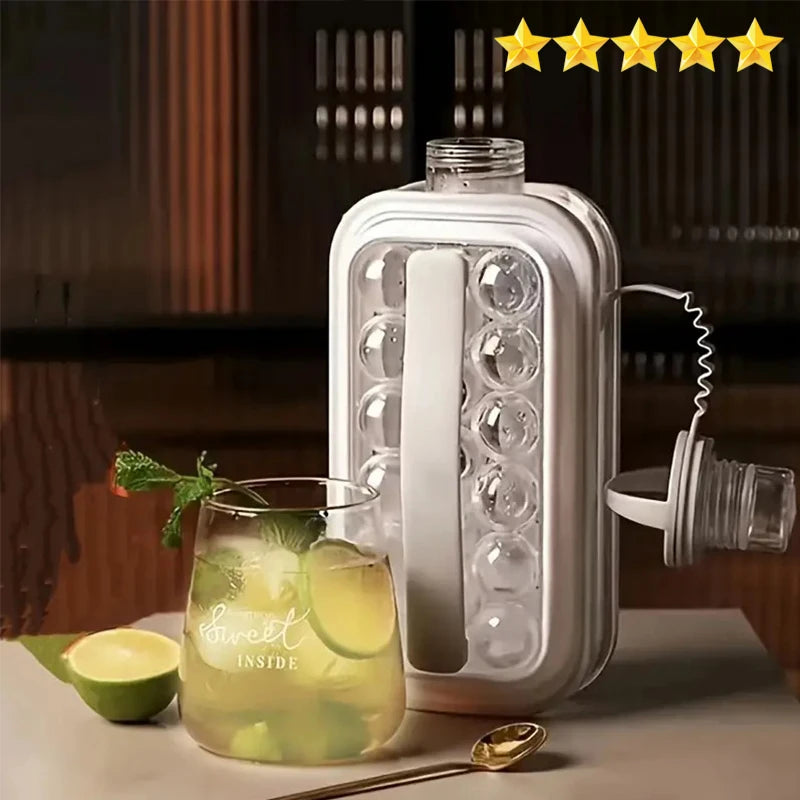 Folding Ice Maker Water Bottle