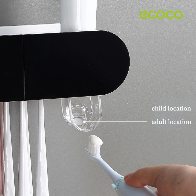 Magnetic Adsorption Inverted Toothbrush Holder