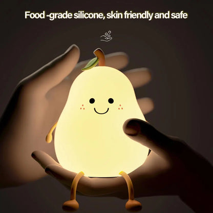 Led Cute Pear Night Light