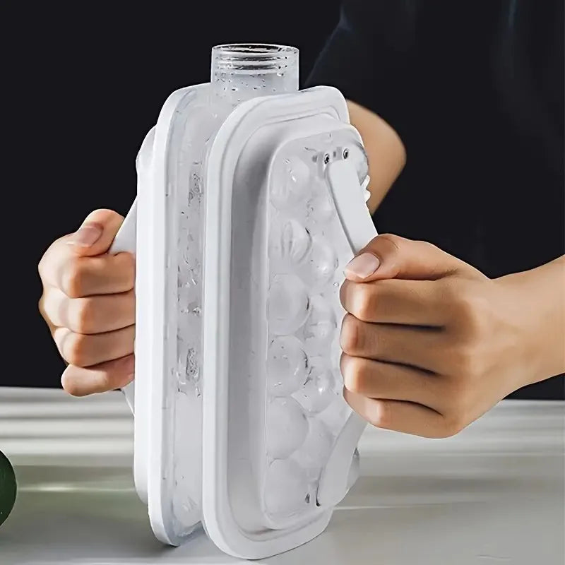 Folding Ice Maker Water Bottle